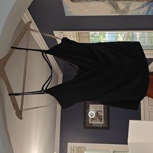 BCBG Maxazria Women's Black crop top